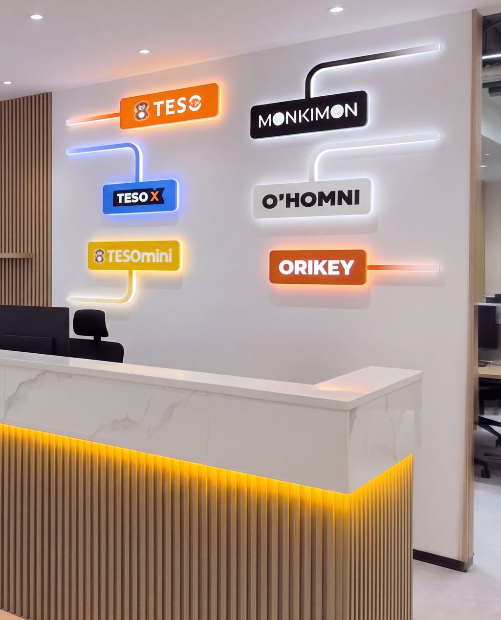 teso office reception desk